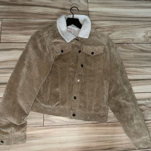 KHAKI LARGE CORDUROY JACKET